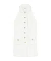 Sandro Melodie Peter Pan Collar Dress In White