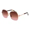 Sandro Rose Gold Women Sunglasses In Multi