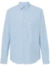Sandro Hemd Mit Nadelstreifen In Sky Blue