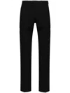 Sandro Slim-fit Tailored Trousers In 黑色