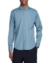 Sandro Plain Shirt In Thunderstorm
