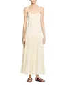 SANDRO PLEATED MAXI DRESS