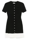 Sandro Paradis Pleated-hem Mini Dress In Black