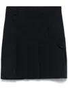 SANDRO PLEATED MINI SKIRT