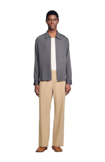 Sandro Pleated Shirt