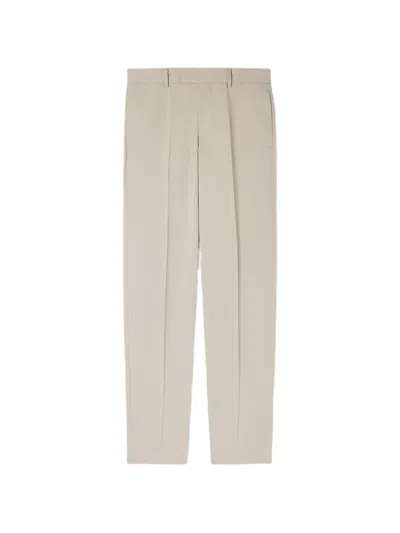 Sandro Pleated Tailored Trousers In Brown
