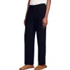 Sandro Micropleated Regular Fit Wide Leg Pants In Black
