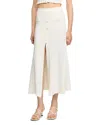 Sandro Pointelle Knit Maxi Skirt In Neutral