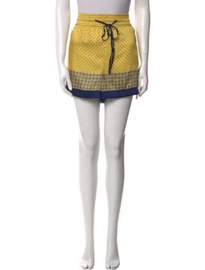 Pre-owned Sandro Polka Dot Print Mini Shorts W/ Tags In Neutral