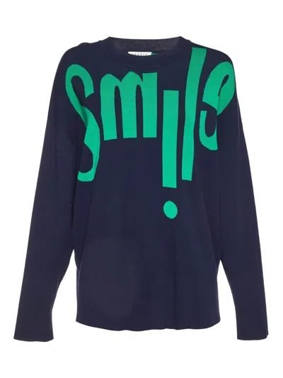 Pre-owned Sandro  Intarsia-knit Sweater