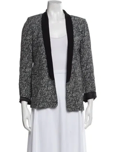 Pre-owned Sandro Printed Blazer In Multi