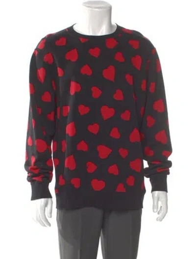 Pre-owned Sandro Printed Crew Neck Henley In Multi