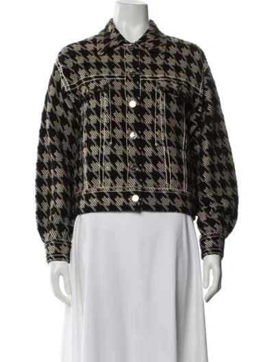 Pre-owned Sandro Printed Evening Jacket