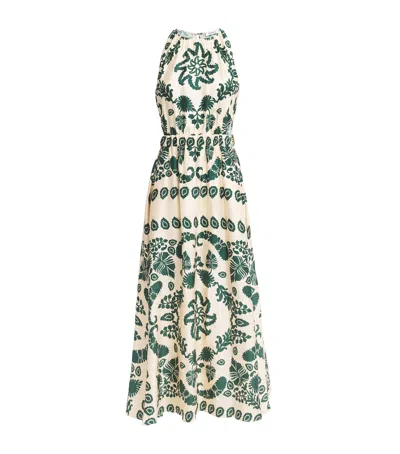 Sandro Printed Maxi Dress