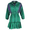 Sandro Woman Mini Dress Emerald Green Size 10 Polyester In Green