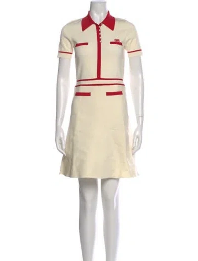 Pre-owned Sandro Printed Mini Dress