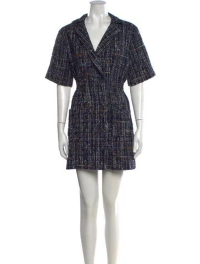 Pre-owned Sandro Printed Mini Dress