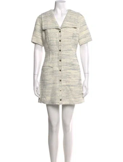 Pre-owned Sandro Printed Mini Dress
