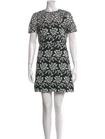 Pre-owned Sandro Printed Mini Dress In Multi