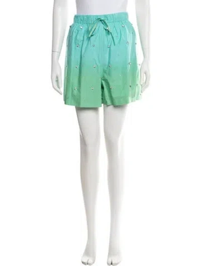 Pre-owned Sandro Printed Mini Shorts W/ Tags In Multi