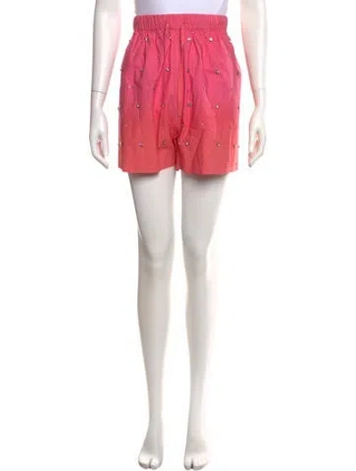 Pre-owned Sandro Printed Mini Shorts W/ Tags In Multi