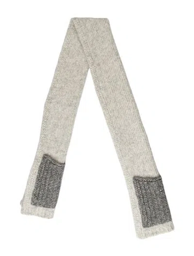 Pre-owned Sandro Printed Shawl In Neutral