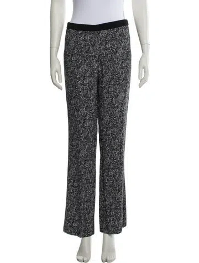Pre-owned Sandro Printed Straight Leg Pants In Multi