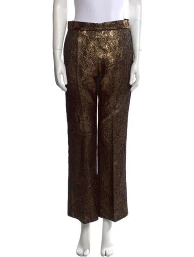 Pre-owned Sandro Printed Wide Leg Pants W/ Tags