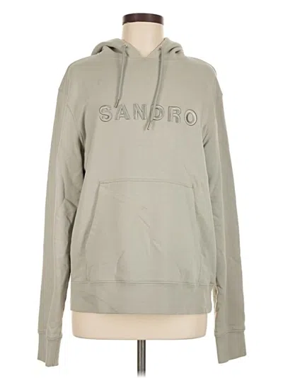 Pre-owned Sandro Pullover Hoodie In Gray