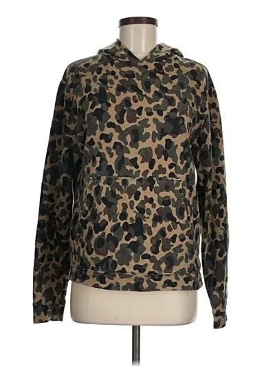 Pre-owned Sandro Pullover Hoodie In Green