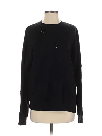 Pre-owned Sandro Pullover Sweater In Black