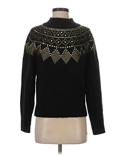 Pre-owned Sandro Pullover Sweater In Black