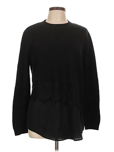Pre-owned Sandro Pullover Sweater In Black