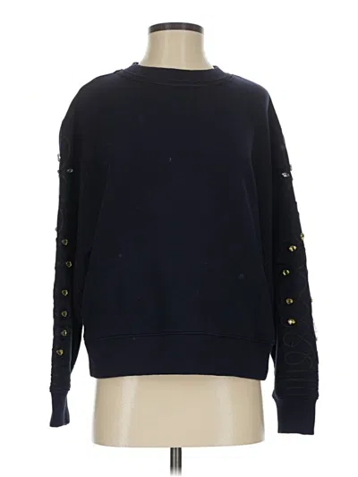 Pre-owned Sandro Pullover Sweater In Blue