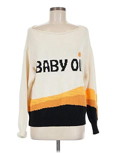 Pre-owned Sandro Pullover Sweater In Brown