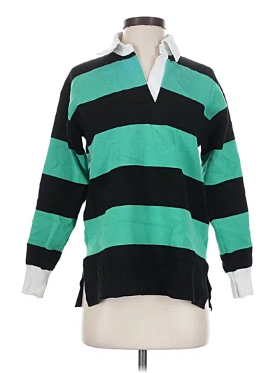 Pre-owned Sandro Pullover Sweater In Green