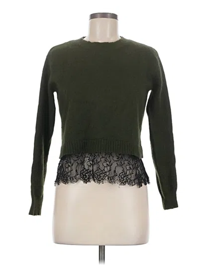 Pre-owned Sandro Pullover Sweater In Green