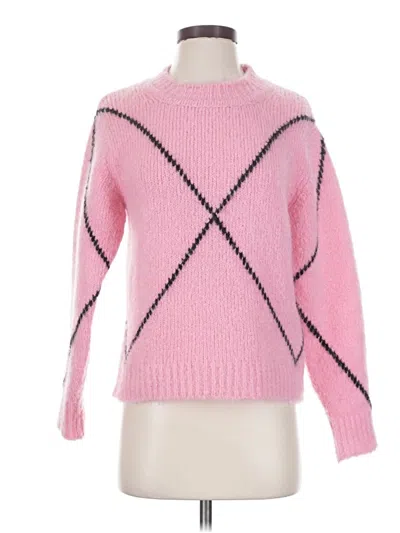 Pre-owned Sandro Pullover Sweater In Pink