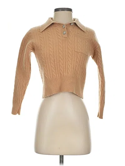 Pre-owned Sandro Pullover Sweater In Tan