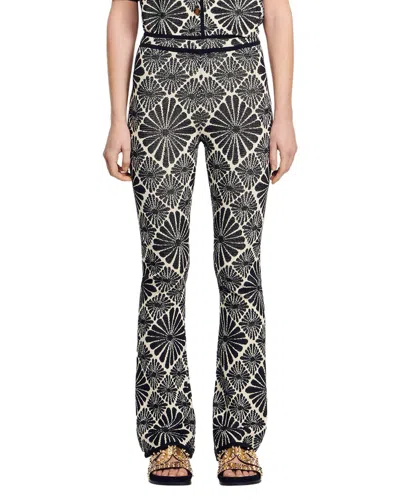 Sandro Pyramide Pant In Black