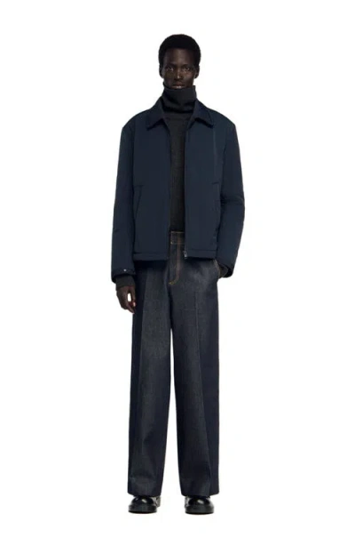 SANDRO SANDRO QUILTED ZIP JACKET