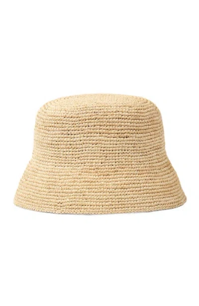 SANDRO SANDRO RAFFIA BUCKET HAT