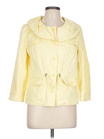 Pre-owned Sandro Raincoat In Yellow