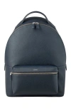 Sandro Reconstituted Leather Rucksack In Fonte
