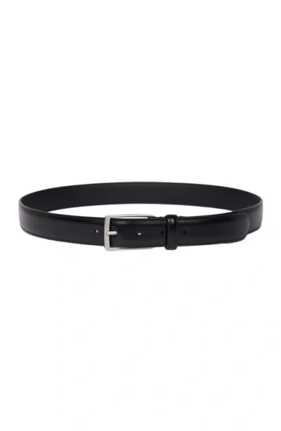 SANDRO SANDRO RECTANGULAR BUCKLE LEATHER BELT