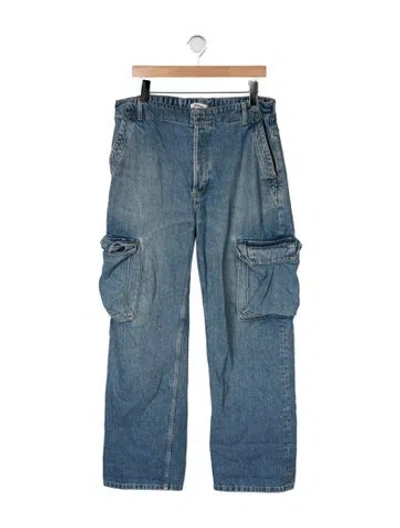 Pre-owned Sandro Relaxed Fit Jeans In Blue