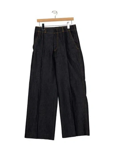 Pre-owned Sandro Relaxed Fit Jeans In Blue