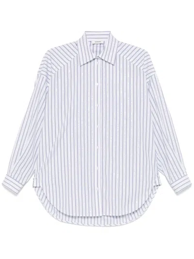 Sandro Rhinestone-embellished Shirt In White