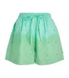 Sandro Rhinestone-embellished Shorts In Blue