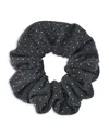 Sandro Rhinestone Knit Scrunchie In Gray